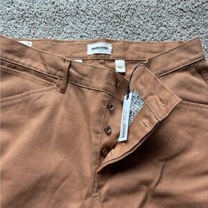 Taylor Stitch Chore Pants in Tobacco Boss Duck